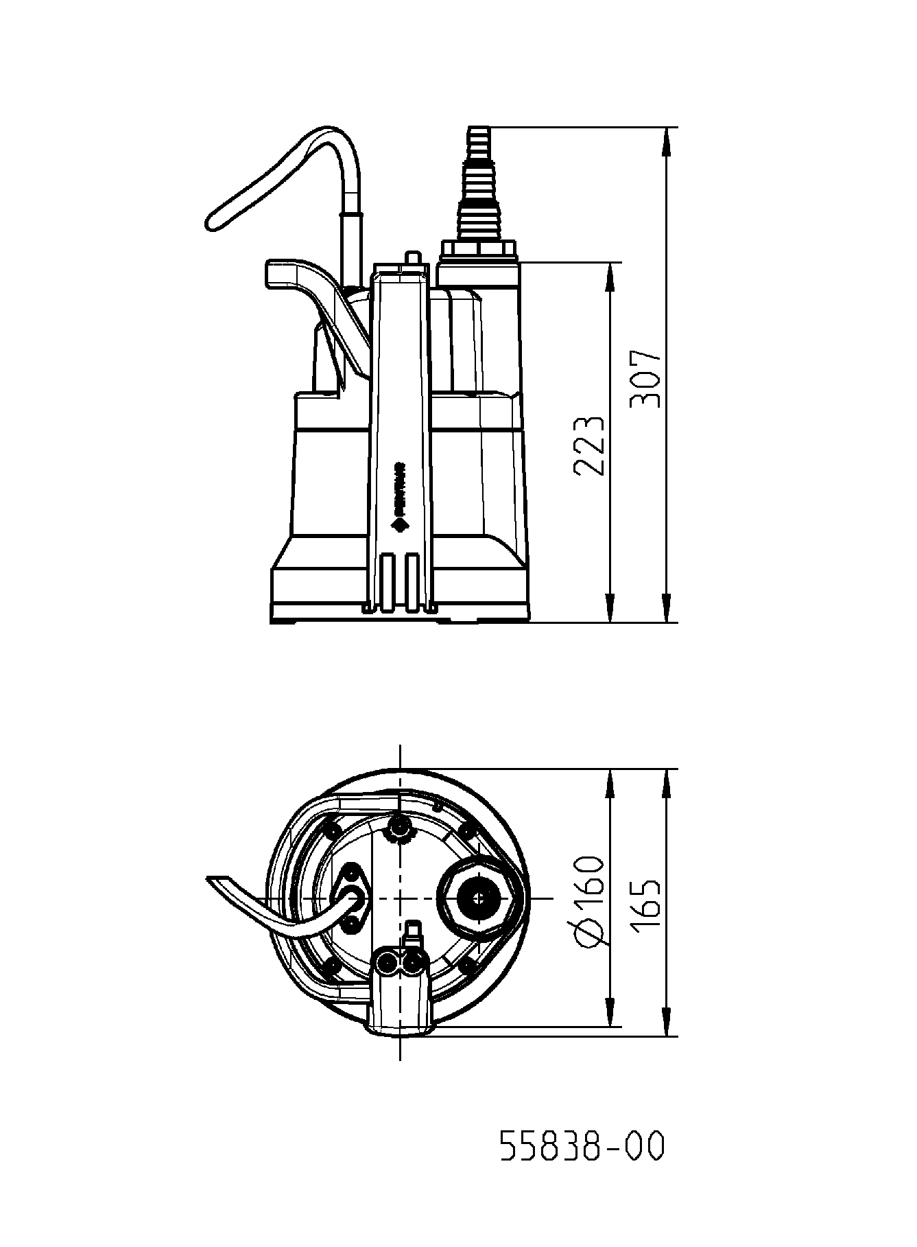 Technische Daten und Hauptmaße Simer 6S