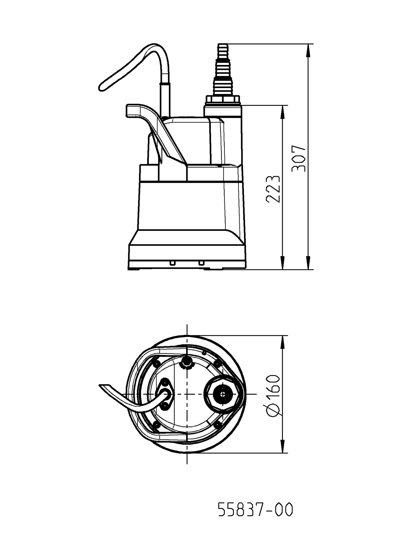 Technische Daten und Hauptmaße Simer 6